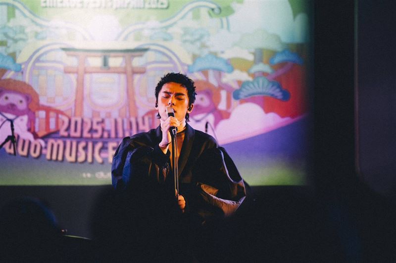 金曲歌王HUSH去年登上「duo MUSIC EXCHANGE」演出，唱哭日本觀眾。（圖／duo MUSIC EXCHANGE提供）