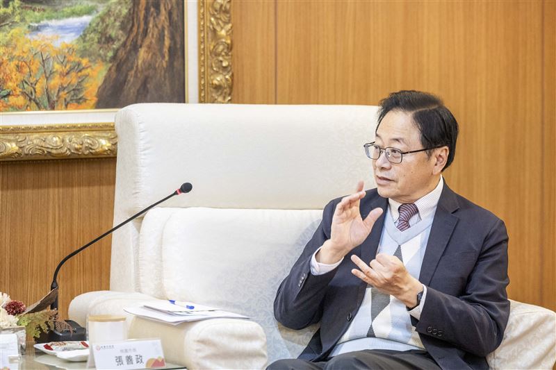 桃園市長張善政分享治理經驗。（圖／桃園市政府提供）