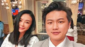 梁軒安（右）在法院上稱妻子蕭淑慎（左）知情他和R女交往，卻不願讓蕭淑慎出庭。（翻攝自梁軒安臉書）