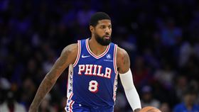 費城76人隊明星前鋒喬治（Paul George）。（圖／美聯社／達志影像）