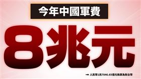 民進黨今（25）天一早透過社群媒體喊話，中國軍費突破8兆元，台灣不能再等待！（圖／翻攝自民進黨臉書）

