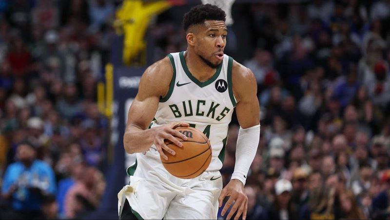 密爾瓦基公鹿隊當家球星「字母哥」安特托昆博（Giannis Antetokounmpo）。（圖／翻攝自X平台 @Sleeper_Hoops）