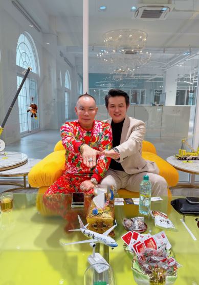 梁軒安同框「吊車大王」。（圖／翻攝自IG）