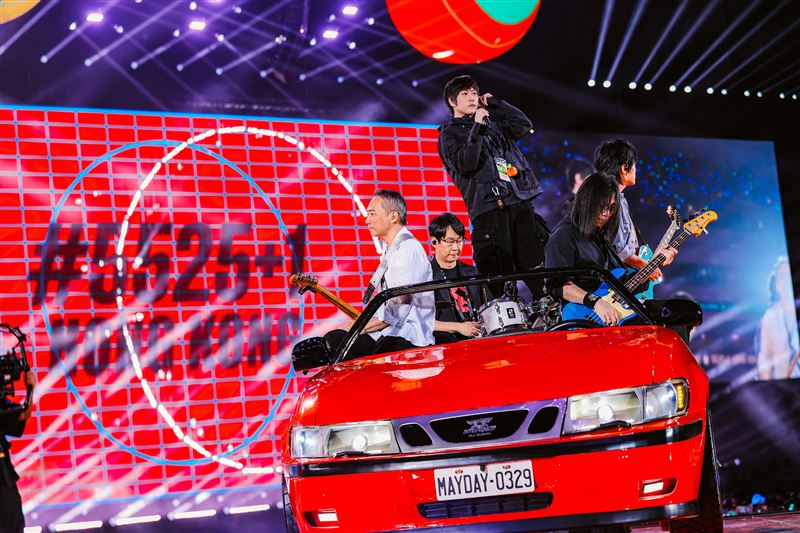 五月天彩排依舊笑點滿滿。（圖／相信音樂提供）