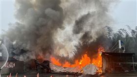 大溪,燒烤,常客,酒醉,火警（圖／翻攝畫面）