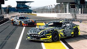 AMG GT Black Series與GT3賽車。（圖／翻攝AMG網站）