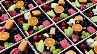喜宴禮盒水果9宮格　網友：南部超霸氣