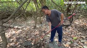 台南,漁光島,觀夕平台,尋寶,遊戲,鏟子（圖／翻攝畫面）