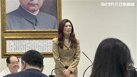 鄭麗文中常會談話。（圖／記者詹宜庭攝影）