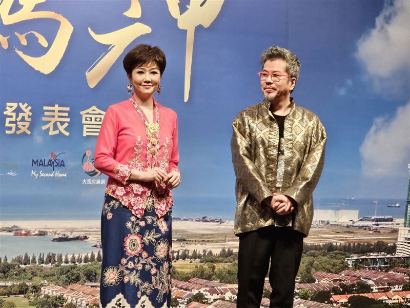 黃國倫、寇乃馨擔任「夢想馬六甲形象大使」。（圖／記者蔡維歆攝影）