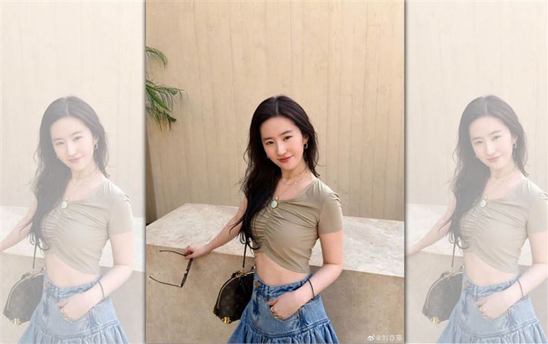 劉亦菲一出道就因《神鵰俠侶》導致頸椎嚴重受傷。（圖／翻攝自劉亦菲微博）