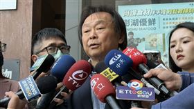 民進黨立委王世堅出席中執會前受訪（圖／記者劉秀敏攝影）