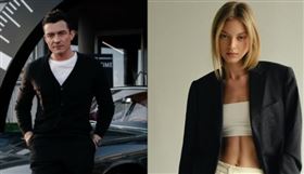 奧蘭多布魯（左）以電影《神鬼奇航》走紅，近日被爆與小21歲的瑞士模特兒露易莎．萊梅爾（右）熱戀中，互動親密宛如「小家庭」。（圖／翻攝自奧蘭多布魯、露易莎．萊梅爾IG）