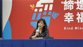 尹乃菁中常會後受訪。（圖／記者詹宜庭攝影）