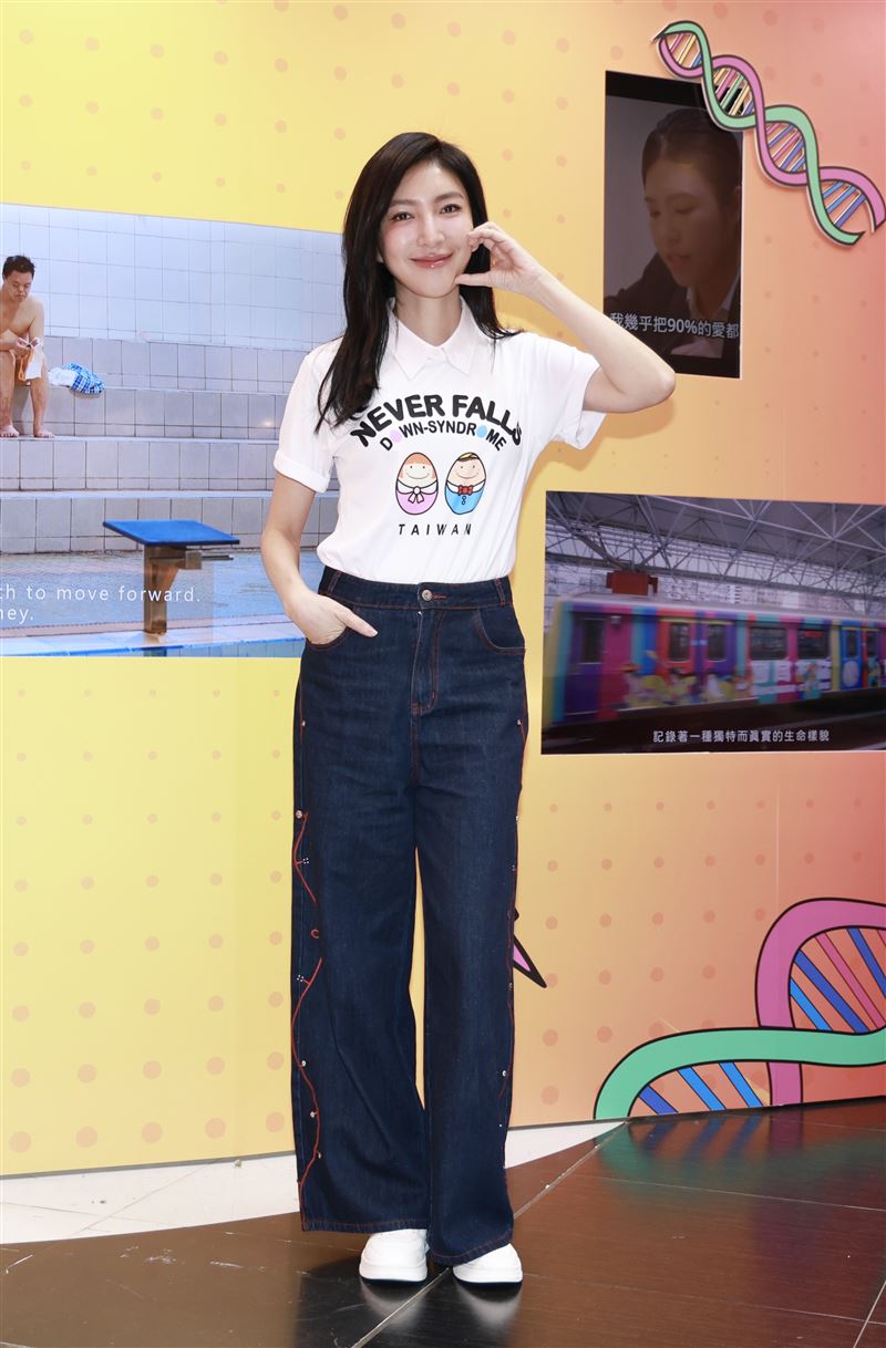 楊謹華出席公益活動。（圖／記者鄭孟晃攝影）