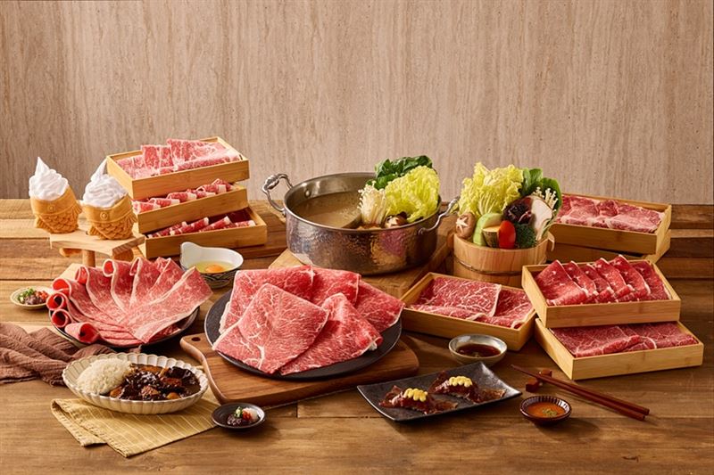 和牛涮第17家門市將於西門町盛幕，推出日本A5和牛、海味雙鮮等好禮贈菜。（圖／品牌業者提供）