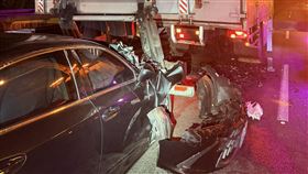 國道,桃園,大貨車,車禍,死亡,故障（圖／翻攝畫面）