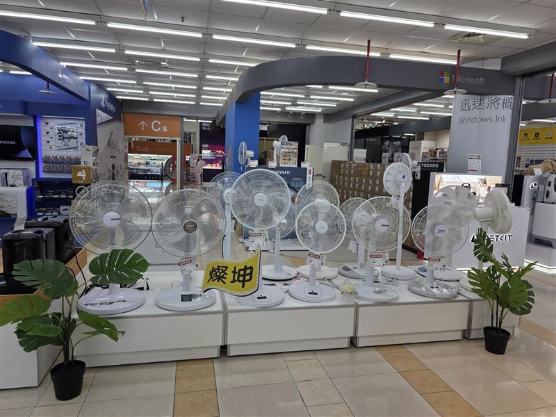 燦坤啟動風扇促購檔期,多款熱銷機種風扇限時優惠,享「五星級有省錢」。(圖/燦坤3C家電提供)