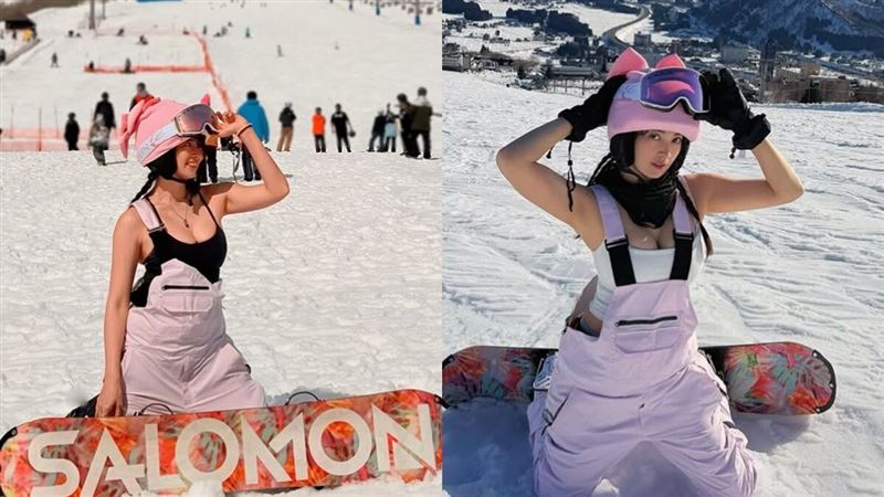 阿喜PO滑雪辣照。(圖/翻攝自IG)