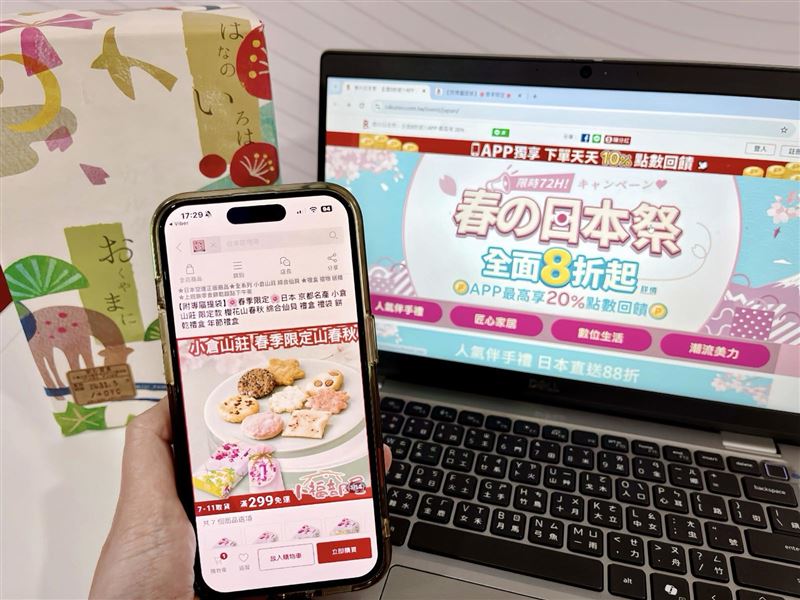 樂天市場「日本祭」20%回饋搶春日商機。（圖／品牌業者提供）