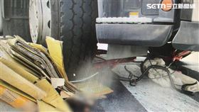 台南市,曳引車,單車,騎士,車禍,安南區,女兒（圖／翻攝畫面）