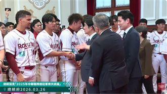 樂天桃猿進總統府　林智平和賴總統說抱歉