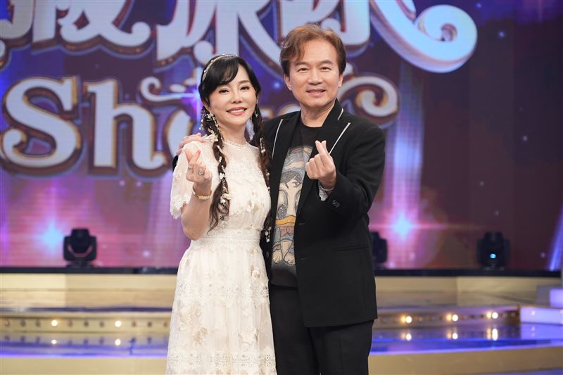 狄鶯跟孫鵬難得合體上節目。（圖／記者鄭孟晃攝影）