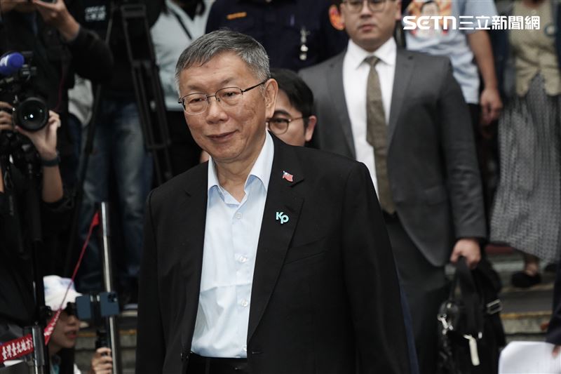 柯文哲一審遭判17年。（圖／記者趙于瑩攝影）