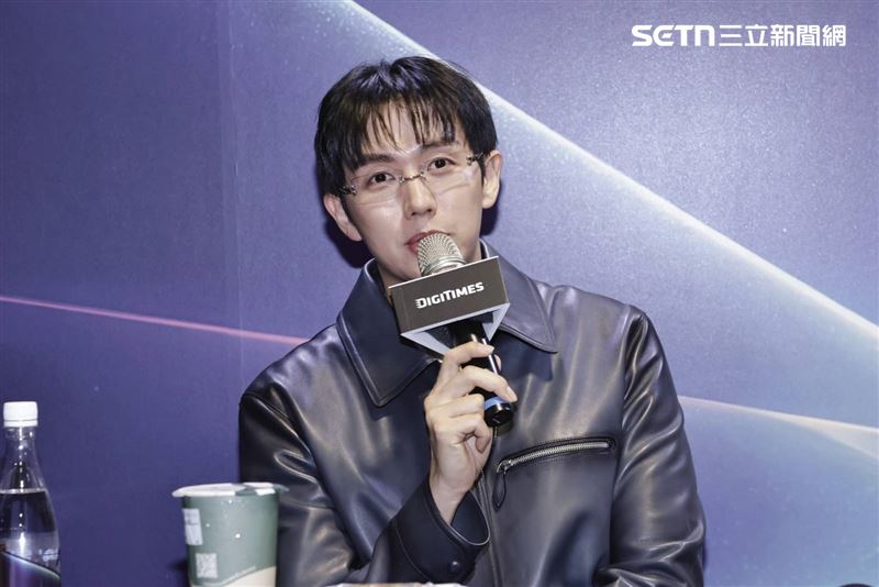 瑟雍出席AI盛會。（圖／記者鄭孟晃攝影）