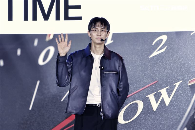 2AM成員林瑟雍以韓國娛樂科技公司INIP創意長身分出席展會。（圖／記者鄭孟晃攝影）