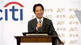 總統賴清德出席台灣美國商會謝年飯。（圖／翻攝畫面）