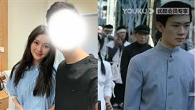 網友起底廖思惟前男友名叫Jerry Li，並公布他在陸據跑龍套的照片。（圖／翻攝自小紅書、豆瓣平台）