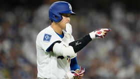 大谷翔平全場3打數1安打，另有2次四死球保送。（圖／美聯社／達志影像）