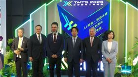 總統賴清德赴台中出席「TMTS 2026台灣國際工具機展」（圖／翻攝畫面）