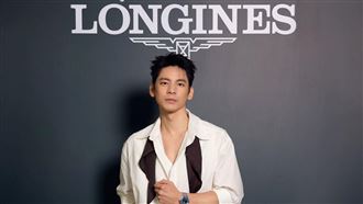 林柏宏27日出席品牌活動，展現俐落優雅風格。（圖／浪琴表提供） 