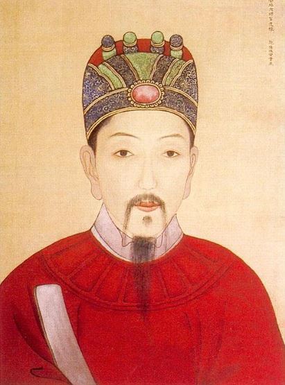 清乾隆年間所繪的袁崇煥畫像。（圖／翻攝自維基百科）