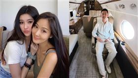 孫芸芸女兒廖思惟未婚生子，網傳生父為華裔男子Jerry Li（右圖）。（翻攝孫芸芸IG、Linkedin）