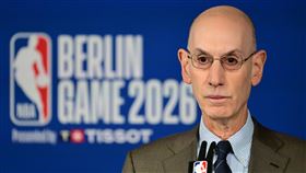 NBA主席席爾瓦（Adam Silver）。（圖／美聯社／達志影像）