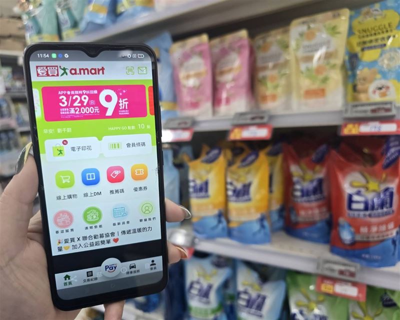 愛買「抗漲日」眾多民生用品買1送1。(圖／愛買提供）