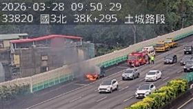 現場火燒車的情形。（圖／翻攝畫面）