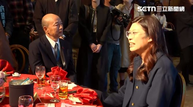 鄭麗文、韓國瑜也出席眷村聯歡會(圖/翻攝畫面)