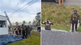 她僱非法移工修屋頂　完工時不付錢「叫移民局來抓人」（圖／翻攝自X）