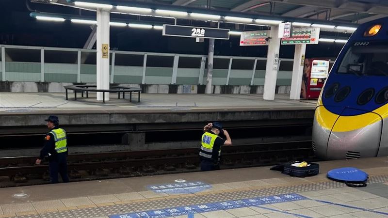 新/台鐵員林站「女子落軌」遭列車撞擊