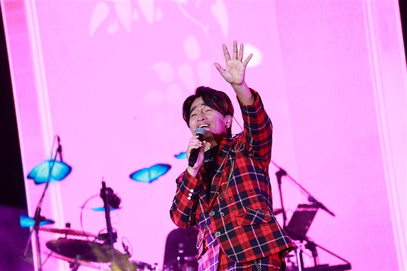 吳宗憲舉辦「臭男人」演唱會。(圖/記者鄭孟晃攝影)