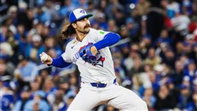 希斯（Dylan Cease）藍鳥初登板5.1局飆12K寫隊史。（圖／美聯社／達志影像）