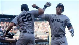 賈吉（Aaron Judge）連2場比賽開轟。（圖／美聯社／達志影像）