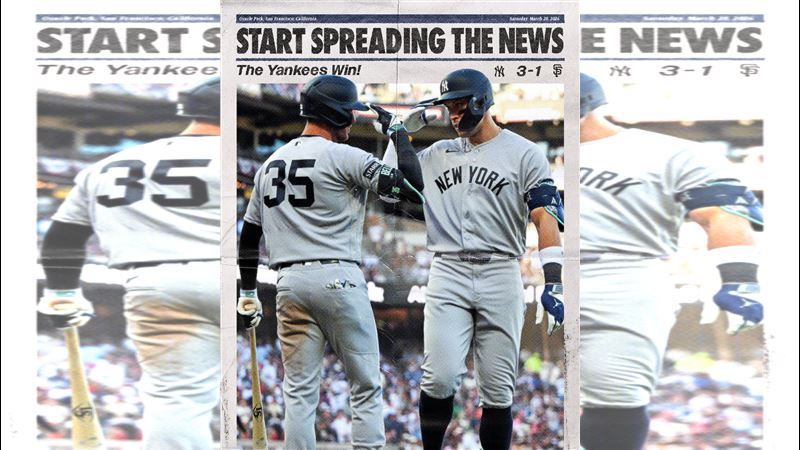 賈吉（Aaron Judge）連2場比賽開轟。（圖／翻攝自洋基推特）