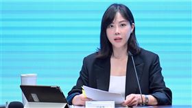 行政院發言人李慧芝今（26）日主持院會後記者會。（圖／行政院提供）