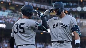 洋基3：1橫掃巨人。（圖／美聯社／達志影像）