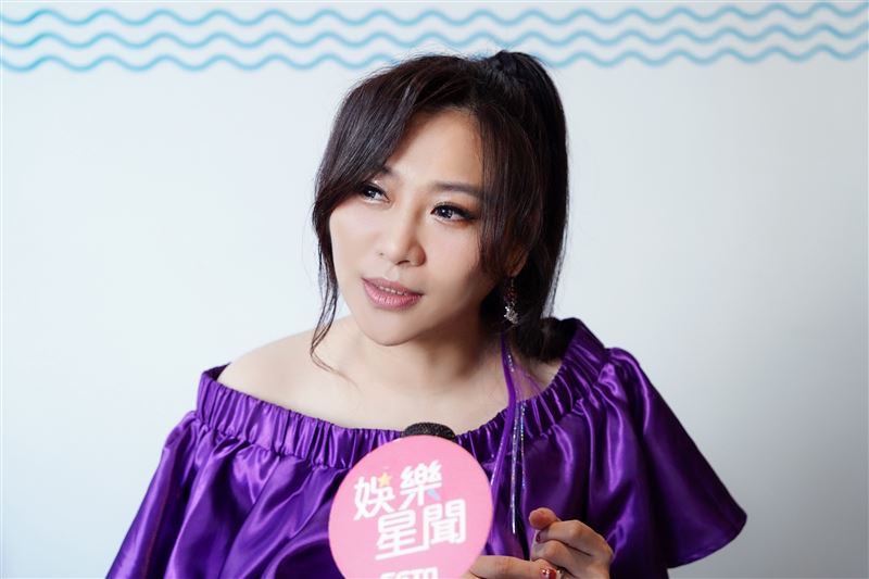 紫君透露母親蔡秀枝演戲約一甲子,卻為了照顧丈夫離開舞台。(圖/記者趙于瑩攝影)